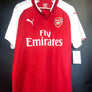 ARSENAL AUBAMEYANG 2017-2018 ORIGINAL JERSEY Size L