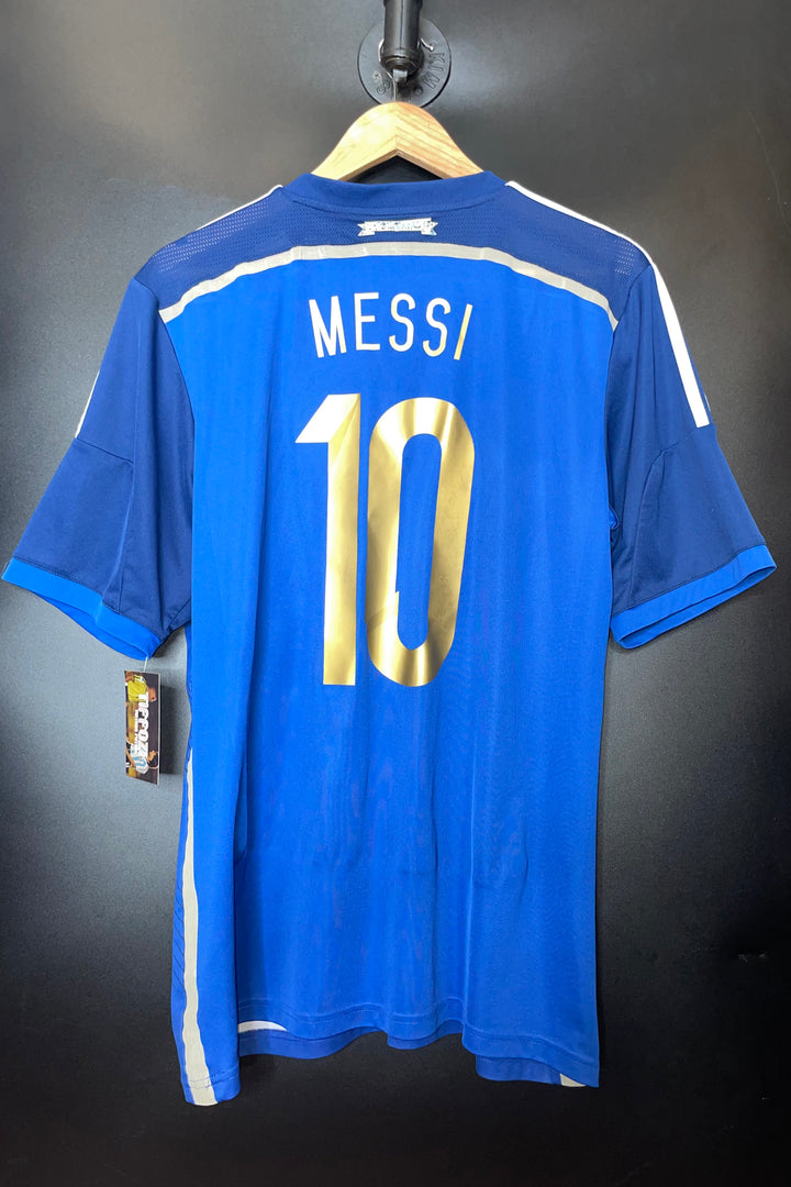 ARGENTINA MESSI 2014 WORLD CUP ORIGINAL JERSEY Size L