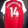 ARSENAL AUBAMEYANG 2017-2018 ORIGINAL JERSEY Size L