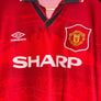 MANCHESTER UNITED CANTONA 1995-1996 ORIGINAL JERSEY Size XL