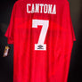 MANCHESTER UNITED CANTONA 1995-1996 ORIGINAL JERSEY Size XL