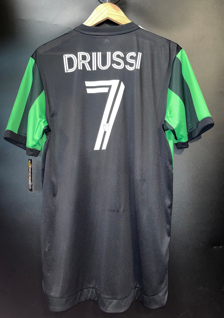 AUSTIN FC 2022 DRIUSSI MLS ORIGINAL PLAYER JERSEY Size L