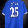 CHELSEA ZOLA 2000-2001 ORIGINAL JERSEY SIZE L