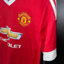 MANCHESTER UNITED ROONEY 2015-2016 ORIGINAL JERSEY Size L