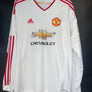 MANCHESTER UNITED ROONEY 2015-2016 ORIGINAL AWAY JERSEY Size L
