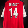 ARSENAL HENRY 2000-2001 ORIGINAL JERSEY Size XL