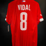 CHILE VIDAL 2014-2015 ORIGINAL JERSEY SIZE L