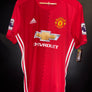 MANCHESTER UNITED IBRAHIMOVIC 2016-2017 ORIGINAL JERSEY Size M