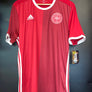 DENMARK 2016-2017 ORIGINAL JERSEY Size L