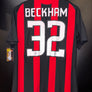 AC MILAN BECKHAM 2008-2009 ORIGINAL JERSEY Size M