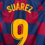 BARCELONA SUAREZ 2019-2020 ORIGINAL JERSEY Size M