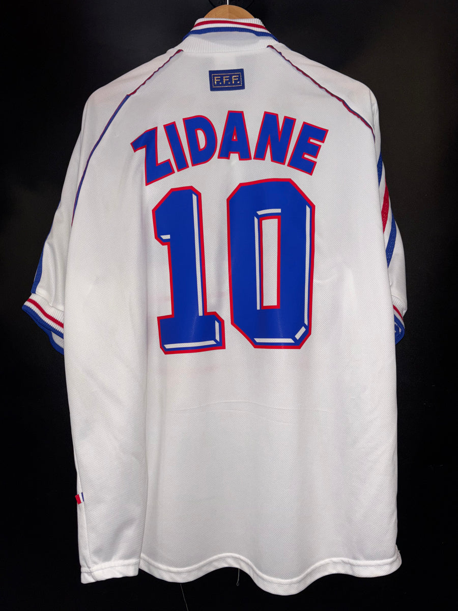 FRANCE ZIDANE 1998-1999 ORIGINAL AWAY JERSEY Size XL