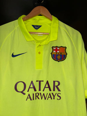 BARCELONA MESSI 2014-2015 ORIGINAL AWAY JERSEY Size L