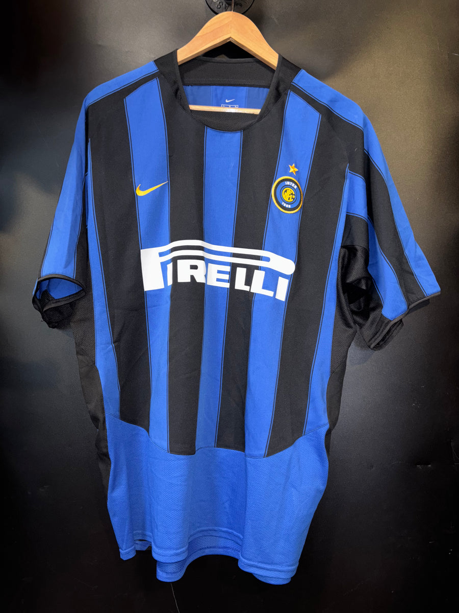 INTER MILAN ADRIANO 2003-2004 ORIGINAL JERSEY Size L