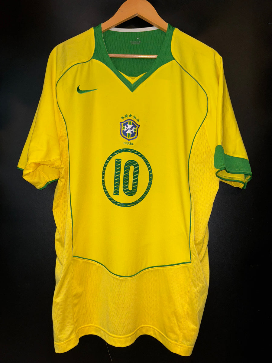 BRAZIL RONALDINHO 2004-2005 ORIGINAL JERSEY SIZE XL