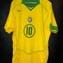 BRAZIL RONALDINHO 2004-2005 ORIGINAL JERSEY SIZE XL