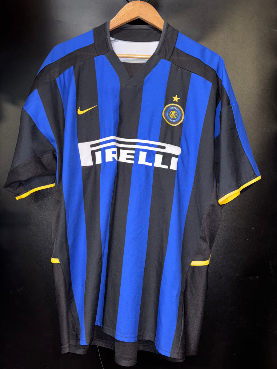 INTER MILAN ADRIANO 2002-2003 ORIGINAL JERSEY Size L