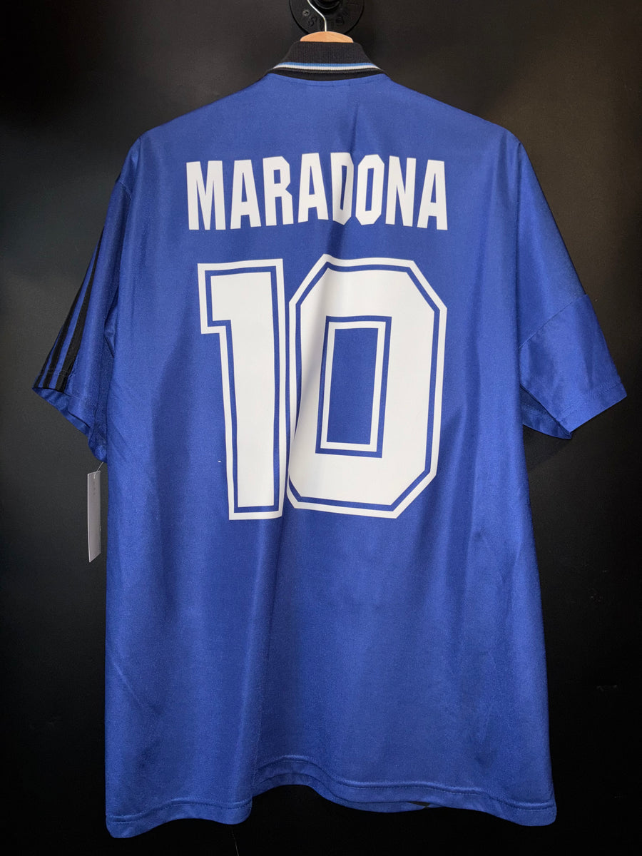 ARGENTINA MARADONA 1994-1995 ORIGINAL AWAY JERSEY Size L