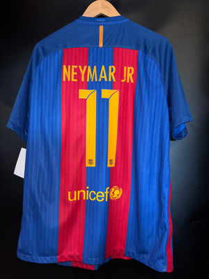 BARCELONA NEYMAR JR 2016-2017 ORIGINAL JERSEY Size XL