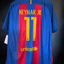 BARCELONA NEYMAR JR 2016-2017 ORIGINAL JERSEY Size XL