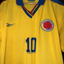 COLOMBIA VALDERRAMA 1998-1999 ORIGINAL JERSEY Size XL