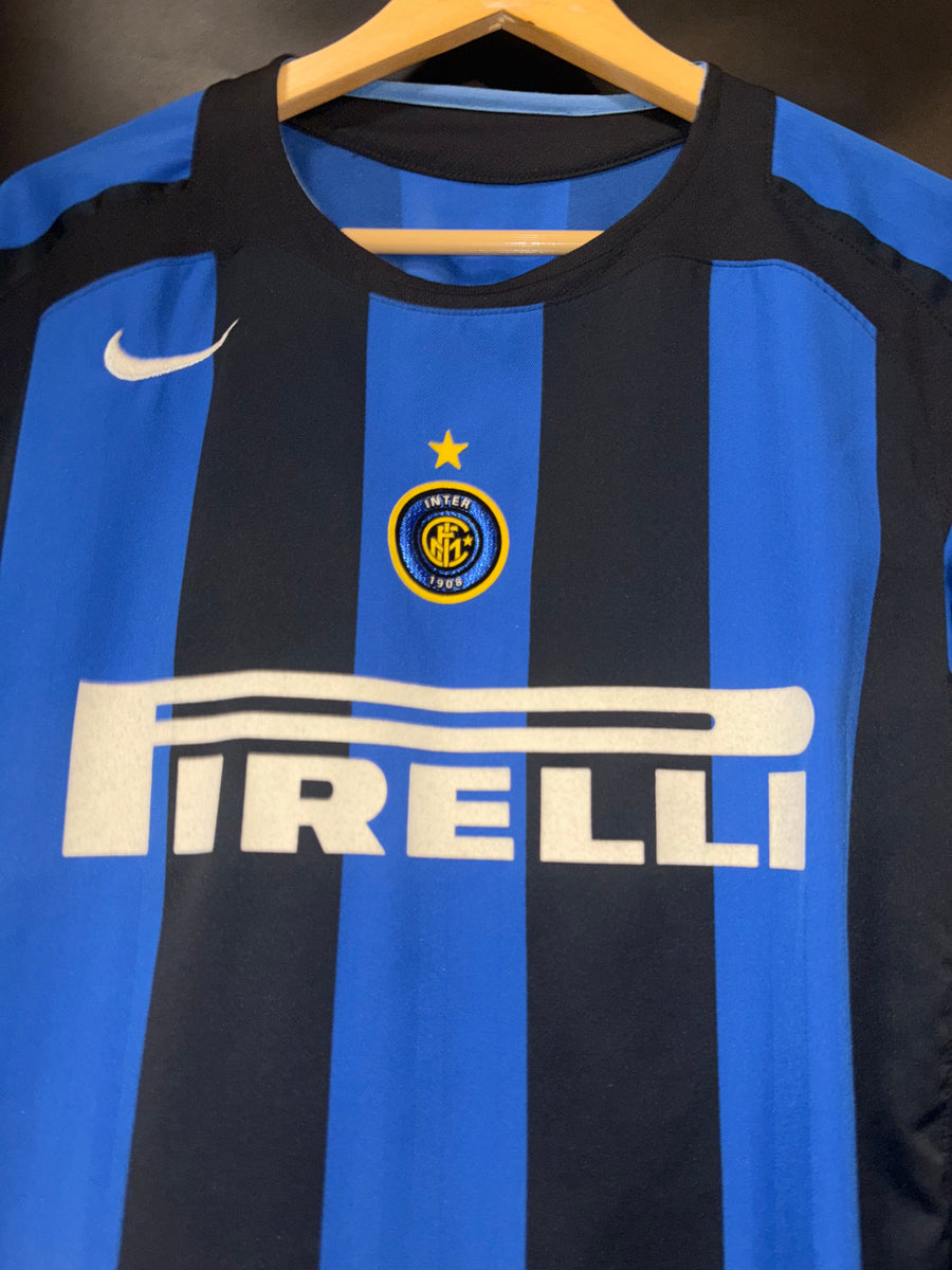 INTER MILAN ADRIANO 2005-2006 ORIGINAL JERSEY Size L