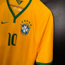BRAZIL NEYMAR JR 2014-2015 ORIGINAL JERSEY SIZE L