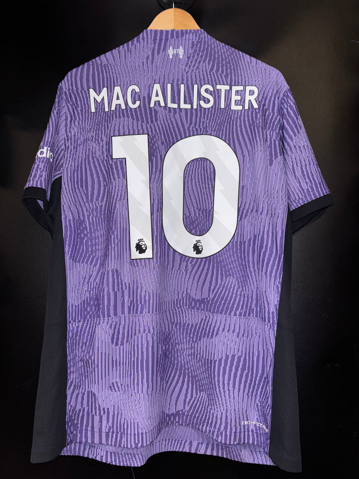 LIVERPOOL MAC ALLISTER 2023-2024 ORIGINAL PLAYER JERSEY Size 2XL