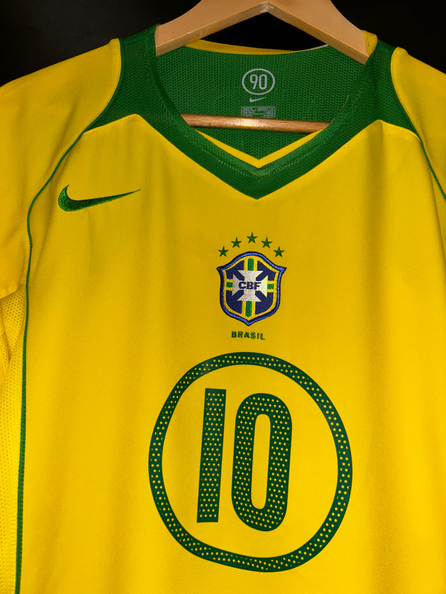 BRAZIL RONALDINHO 2004-2005 ORIGINAL JERSEY SIZE M