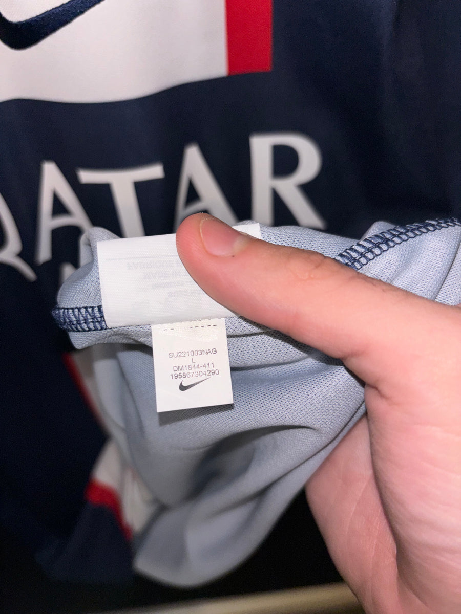 PSG PARIS SAINT GERMAIN  2022-2023 NEYMAR JR ORIGINAL  JERSEY SIZE L