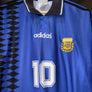ARGENTINA MARADONA 1994-1995 ORIGINAL AWAY JERSEY Size L
