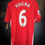 MANCHESTER UNITED POGBA 2016-2017 ORIGINAL JERSEY Size L