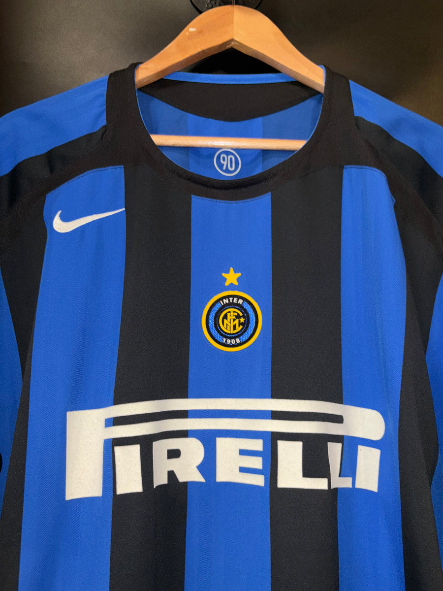 INTER MILAN ADRIANO 2005-2006 ORIGINAL JERSEY Size 2XL