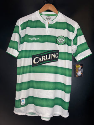 CELTIC LARSSON 2003-2004 ORIGINAL JERSEY SIZE M