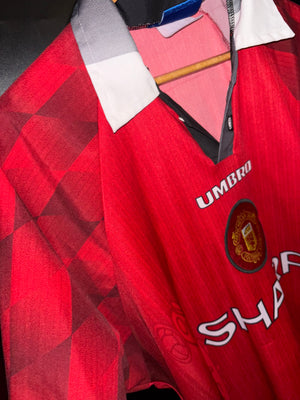 MANCHESTER UNITED CANTONA 1996-1997 ORIGINAL JERSEY Size XL