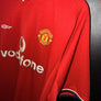 MANCHESTER UNITED BECKHAM 2001-2002 ORIGINAL JERSEY Size XL