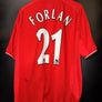 MANCHESTER UNITED FORLAN 2001-2002 ORIGINAL JERSEY Size XL