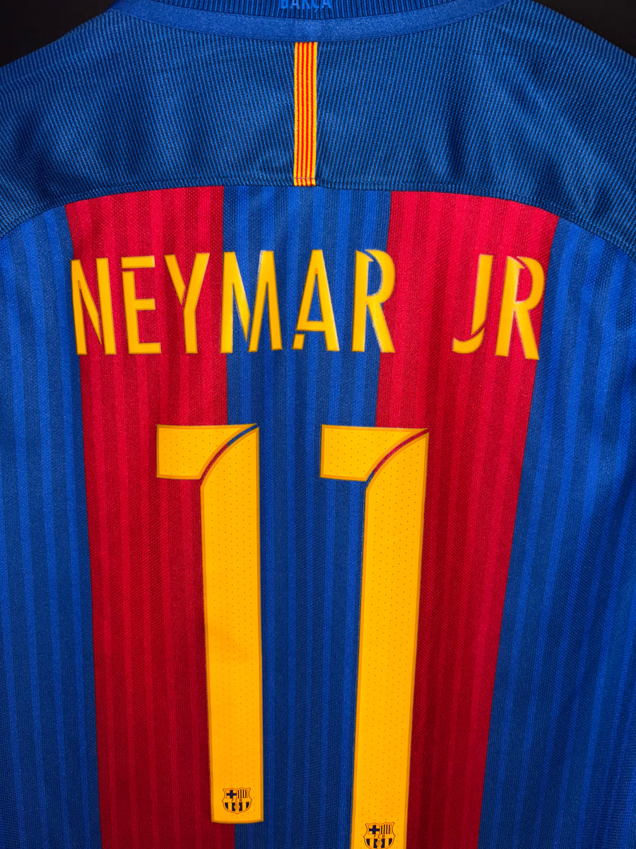 BARCELONA NEYMAR JR 2016-2017 ORIGINAL JERSEY Size M