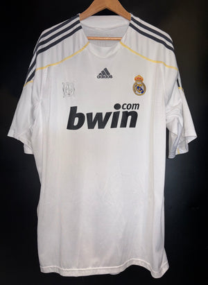 REAL MADRID RONALDO 2009-2010 ORIGINAL JERSEY Size 2XL