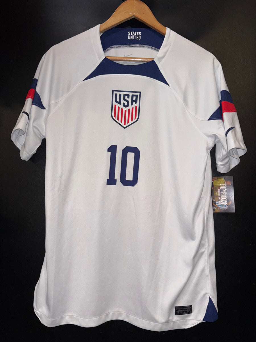 USA SOCCER USMNT PULISIC 2022-2023 ORIGINAL JERSEY Size M