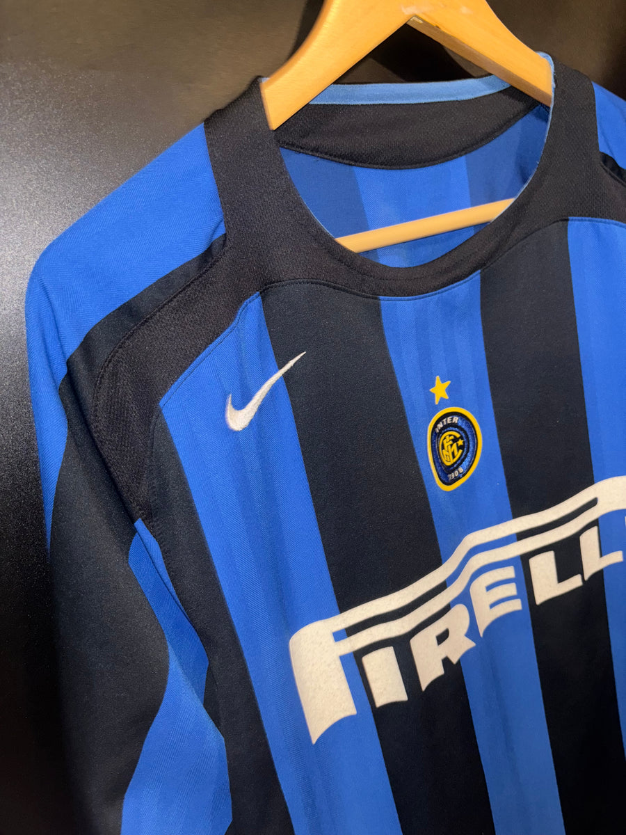 INTER MILAN ADRIANO 2005-2006 ORIGINAL JERSEY Size L