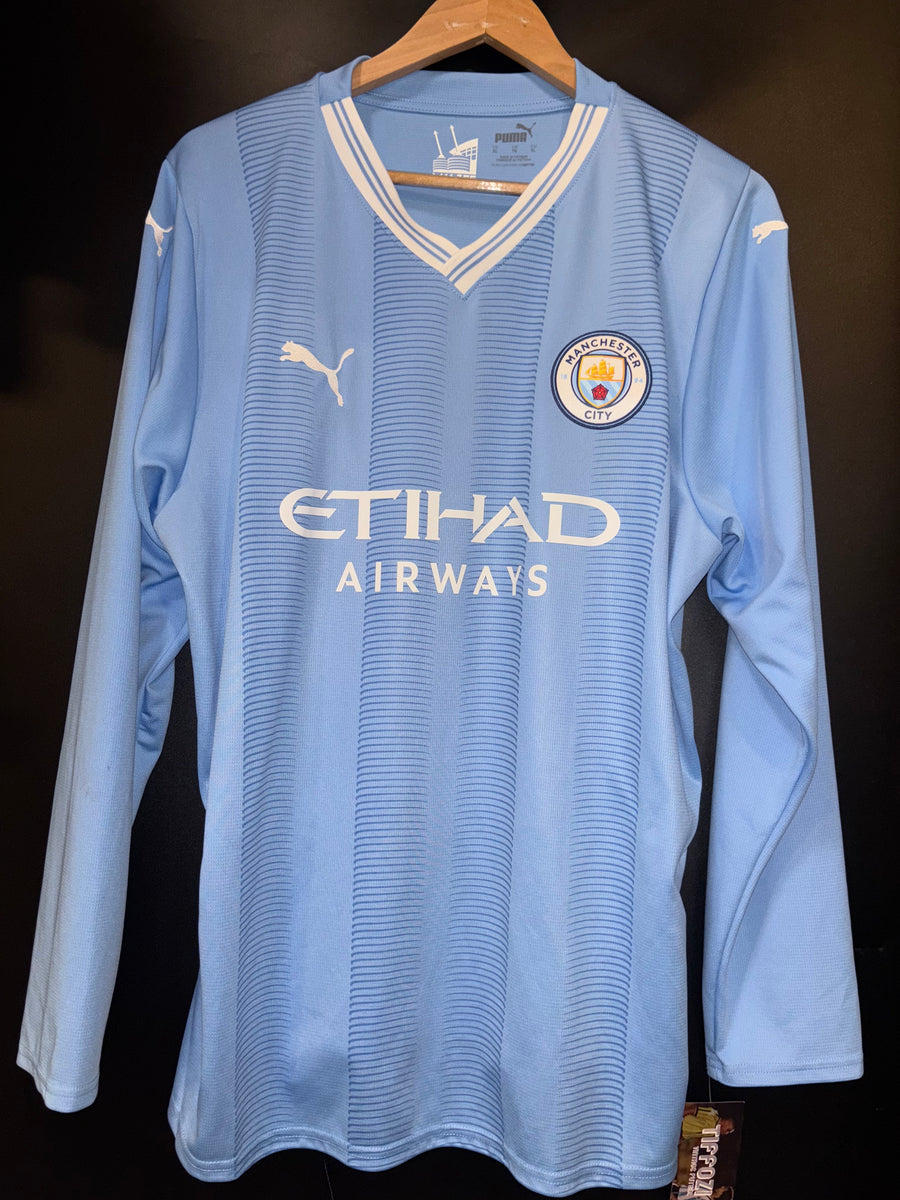 MANCHESTER CITY HAALAND 2023-2024 ORIGINAL JERSEY Size XL