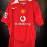 MANCHESTER UNITED RONALDO 2004-2005 ORIGINAL JERSEY Size XL