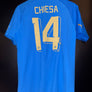 ITALY CHIESA 2022-2023 ORIGINAL PLAYER JERSEY Size M