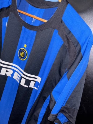 INTER MILAN ADRIANO 2005-2006 ORIGINAL JERSEY Size L