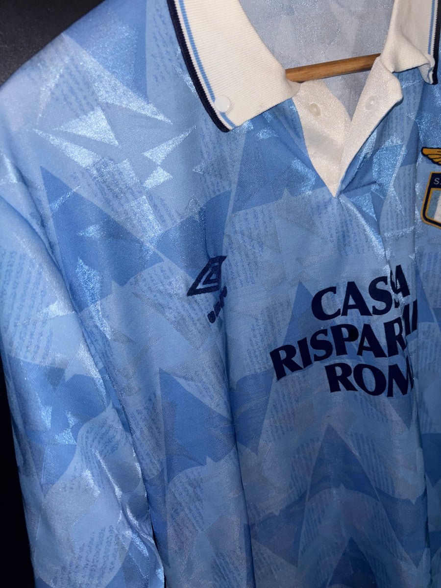 LAZIO 1990-1991 ORIGINAL JERSEY Size L