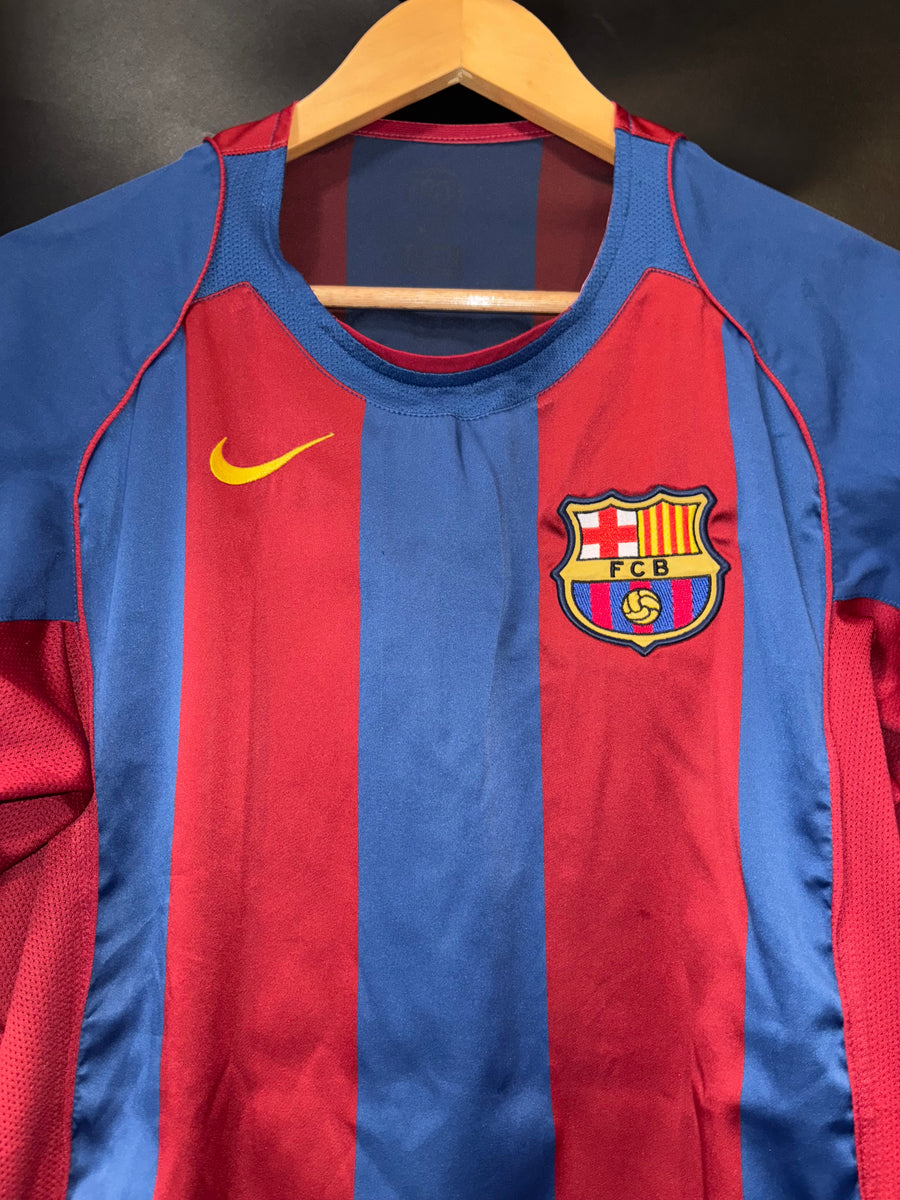 BARCELONA RONALDINHO 2004-2005 ORIGINAL JERSEY Size L