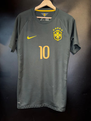 BRAZIL NEYMAR JR 2014-2015 ORIGINAL PLAYER JERSEY SIZE M