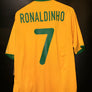 BRAZIL RONALDINHO 2000-2001 ORIGINAL JERSEY SIZE M