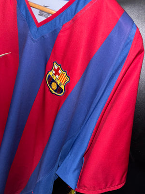 BARCELONA INIESTA 2002-2003 ORIGINAL JERSEY Size 2XL